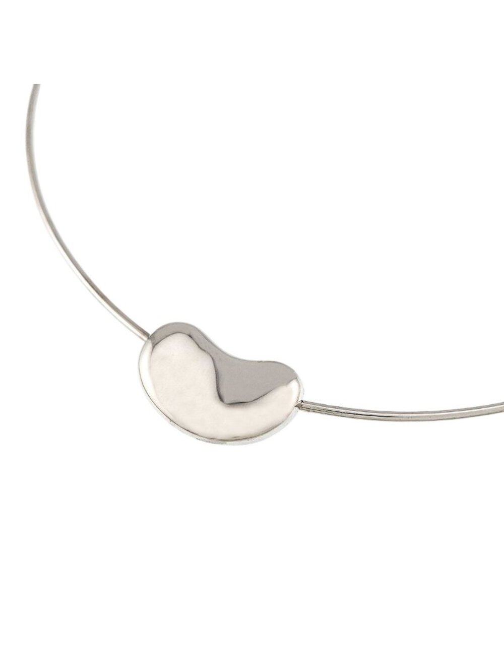 Tiffany & Co Necklace 40 925 Sterling Silver Bean